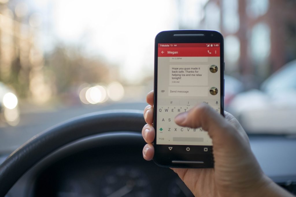 TEXTING WHILE DRIVING